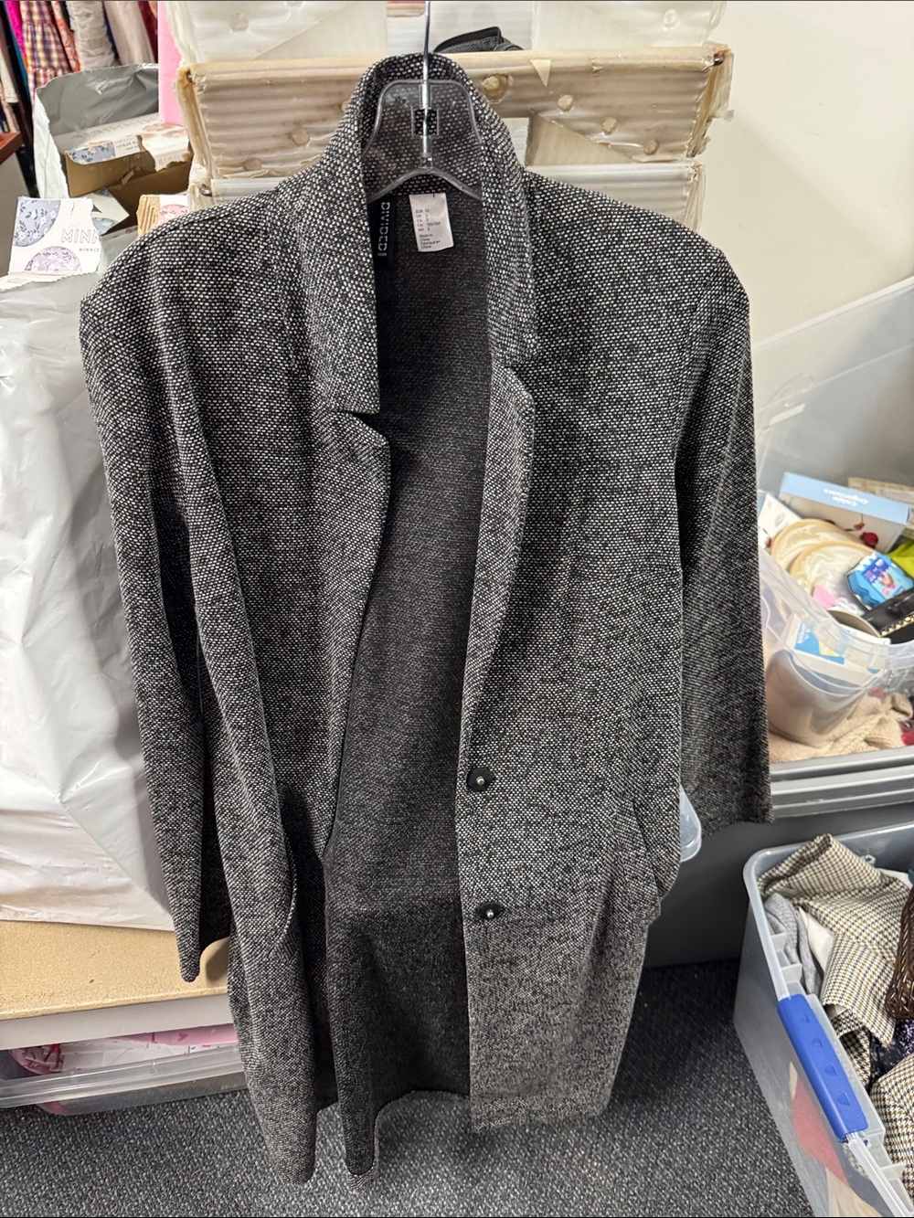 Divided long blazer size 2 // 082413